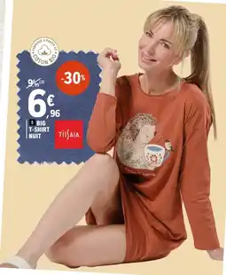 E.Leclerc Big t-shirt nuit offre
