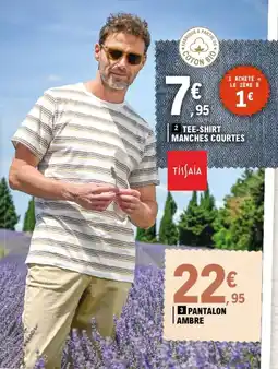 E.Leclerc TISSAIA TEE-SHIRT MANCHES COURTES offre