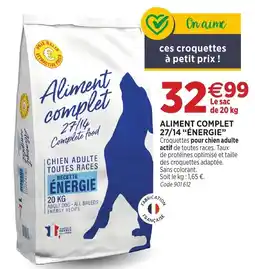 RAGT Jardin & Maison Aliment complet 27/14 offre