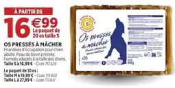 RAGT Jardin & Maison Os pressés à mâcher offre