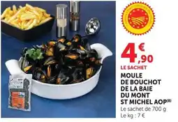Super U MOULE DE BOUCHOT ST MICHEL AOP offre