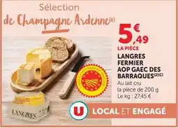 Super U Langres Fermier offre