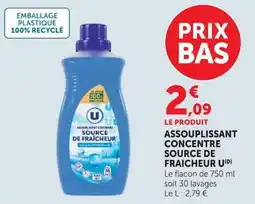 Super U U Assouplissant Concentre offre