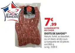 Super U DIOTS DE SAVOIE offre