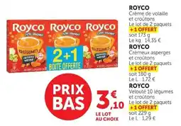 Super U Royco Crème de volaille offre