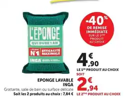 Super U INGA Eponge lavable offre