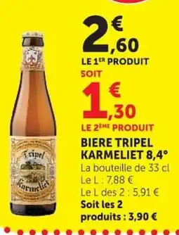 Super U Tripel Karmeliet offre
