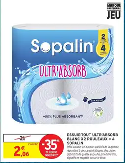 Intermarché Hyper Sopalin Essuie-tout Ultr'absorb offre
