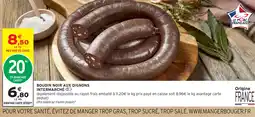 Intermarché Hyper Boudin Noir aux Oignons offre