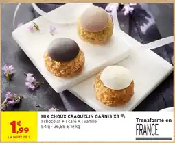 Intermarché Hyper MIX CHOUX CRAQUELIN GARNIS offre