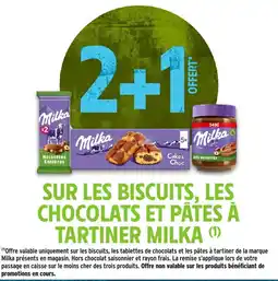 Intermarché Hyper Milka Sur les biscuits, les chocolats et pâtes à tartiner offre
