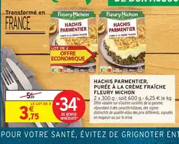 Intermarché Hyper Fleury Michon Hachis Parmentier offre