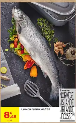 Intermarché Hyper SAUMON ENTIER VIDÉ offre