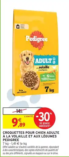 Intermarché Hyper Pedigree Croquettes pour chien adulte offre