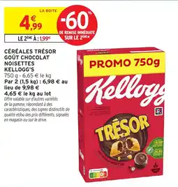 Intermarché Hyper Kellogg's Céréales Trésor offre