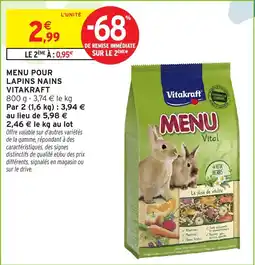 Intermarché Hyper Vitakraft MENU offre