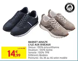 Intermarché Hyper L'ILE AUX OISEAUX BASKET ADULTE offre