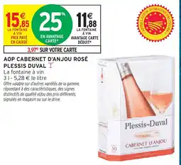 Intermarché Hyper Plessis-Duval CABERNET D'ANJOU ROSÉ offre