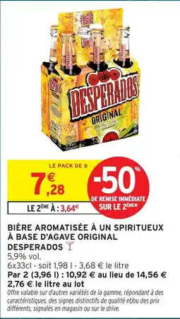Intermarché Hyper DESPerados Bière aromatisée offre