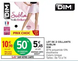 Intermarché Hyper DIM Sublim Voile Brillant offre