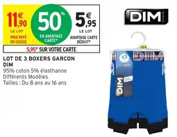 Intermarché Hyper DIM Boxers offre