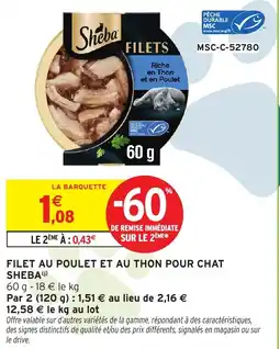 Intermarché Hyper Sheba Filets offre