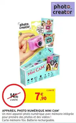 Intermarché Hyper photo creator Mini CAM' offre