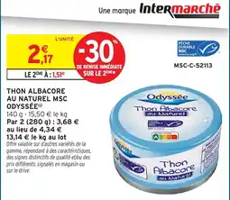 Intermarché Hyper Odyssée Thon Albacore au Naturel offre