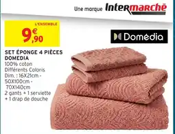 Intermarché Hyper Domédia SET ÉPONGE 4 PIÈCES offre