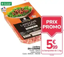 Promocash En Cuisine Lardons offre