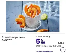 Picard ASC*** Crevettes panées offre