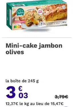 Picard l'Apero Mini-cake offre