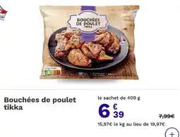 Picard Picard Bouchées de poulet tikka offre