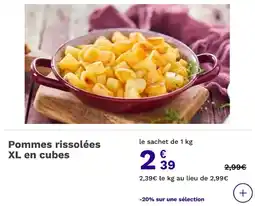 Picard Pommes rissolées XL en cubes offre