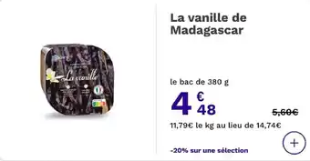 Picard Bicard La vanille offre