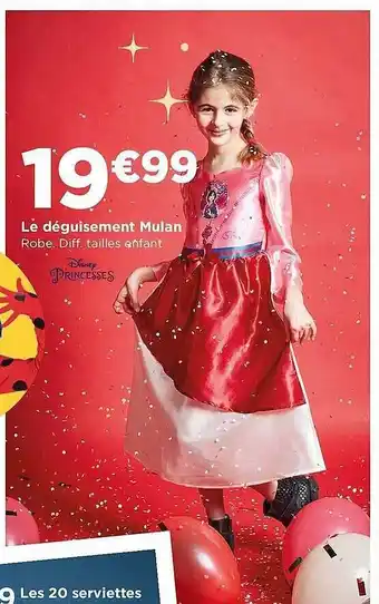 Centrakor Le Déguisement Mulan offre