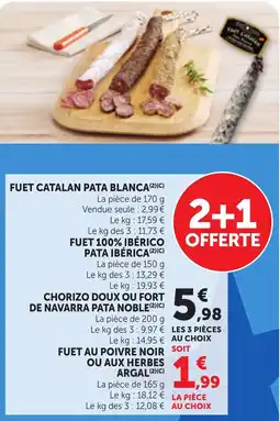 Bi1 Fuet Catalan Pata Blanca offre
