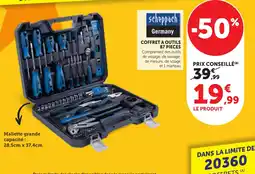 Bi1 Scheppach COFFRET A OUTILS offre