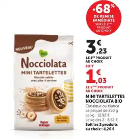 Bi1 Regoni Nocciolata Mini Tartelettes offre