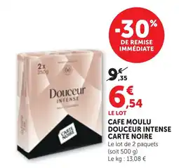 Bi1 CARTE NOIRE CAFE MOULU DOUCEUR INTENSE offre