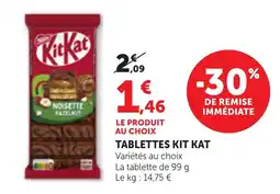 Bi1 KitKat TABLETTES KIT KAT offre