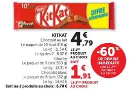 Bi1 KitKat offre
