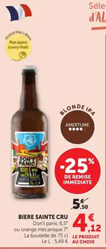 Bi1 BIERE SAINTE CRU offre