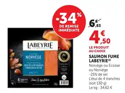 Bi1 LABEYRIE SAUMON FUME offre