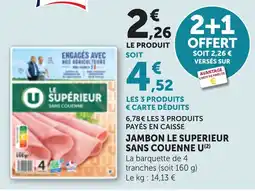 Bi1 LE SUPERIEUR JAMBON offre