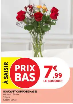 Bi1 BOUQUET COMPOSE HAZEL offre
