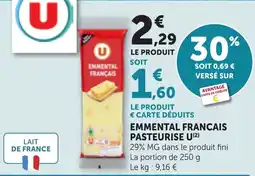 Bi1 U Emmental Français offre