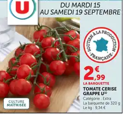 Bi1 U Tomate cerise grappe offre