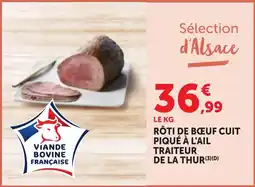 Bi1 RÔTI DE BŒUF CUIT Piqué à l'ail offre