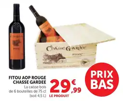 Bi1 Chasse Gardee FITOU AOP ROUGE offre